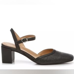 Naturalizer Black Block Heel Shoes
